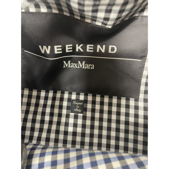 Weekend Max Mara DINGO DOUBLE-BREASTED WINTER TRENCH COAT Size 10 NEW NWT Check - Picture 9 of 10